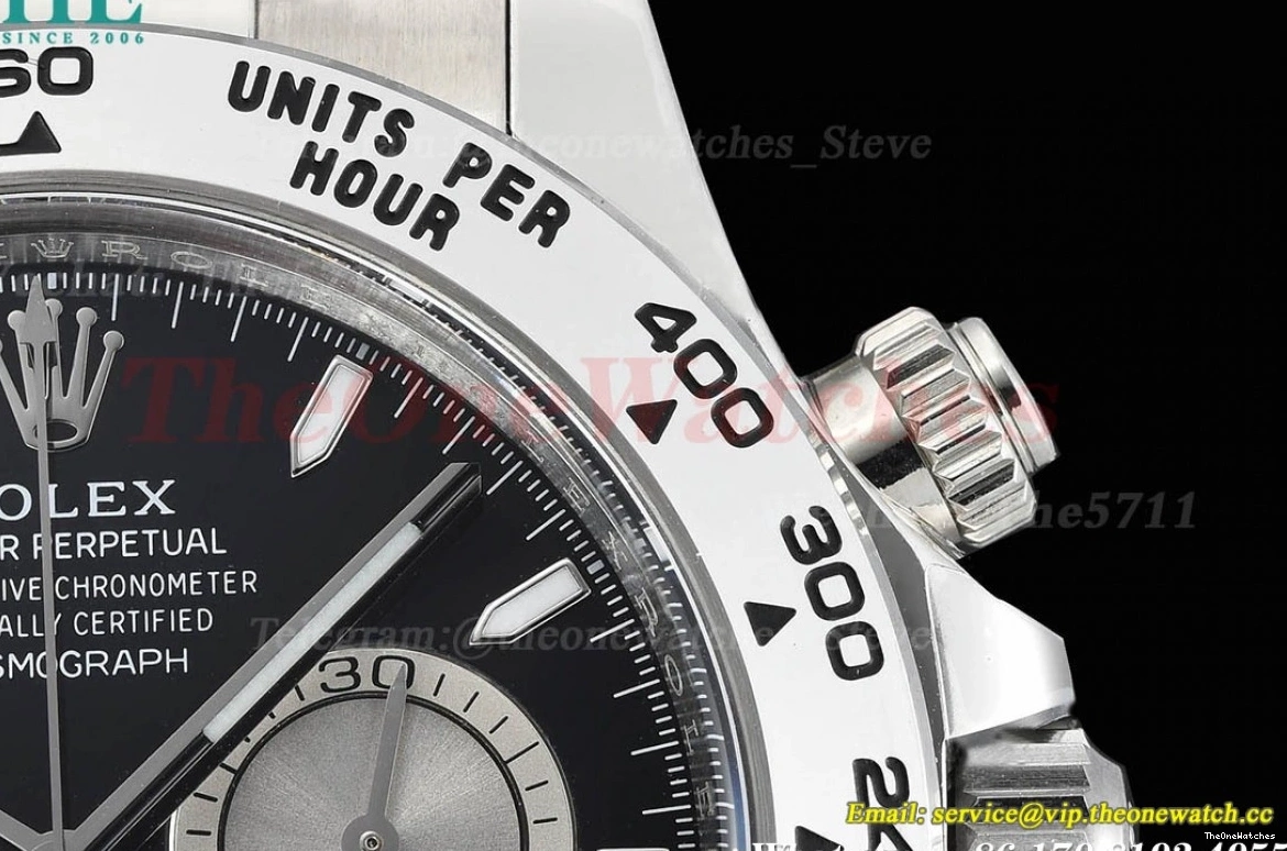 SS SH4131 Black SS 40mm Clone Clean Daytona 126509 Stk Super 0315